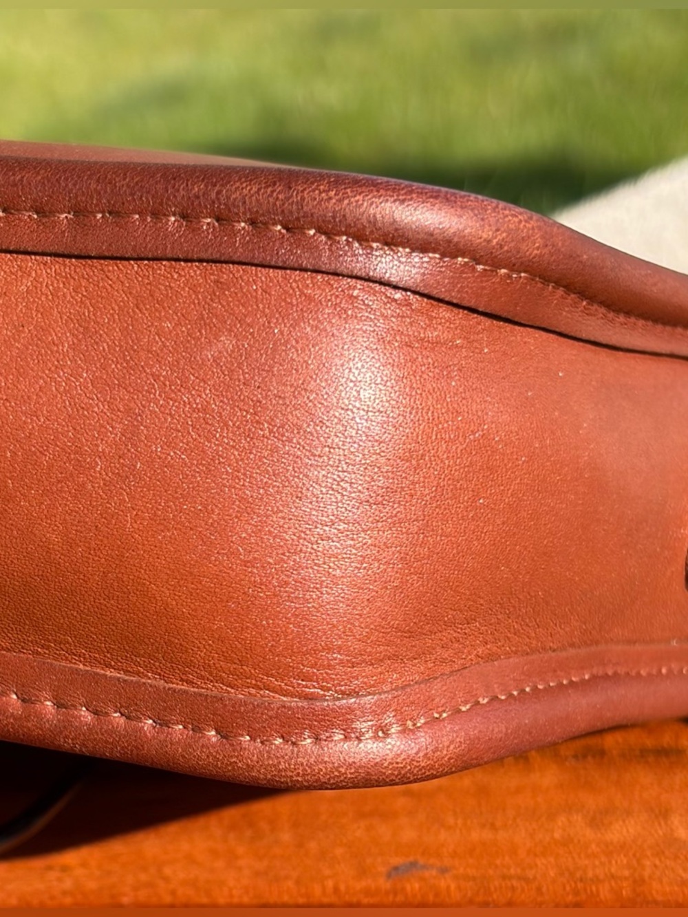 Vintage COACH Carnival Crossbody Saddle Brown Leather 9925 - Picture 13 of 17